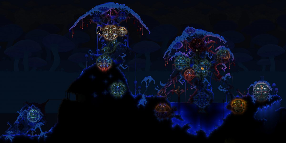 Террария фон