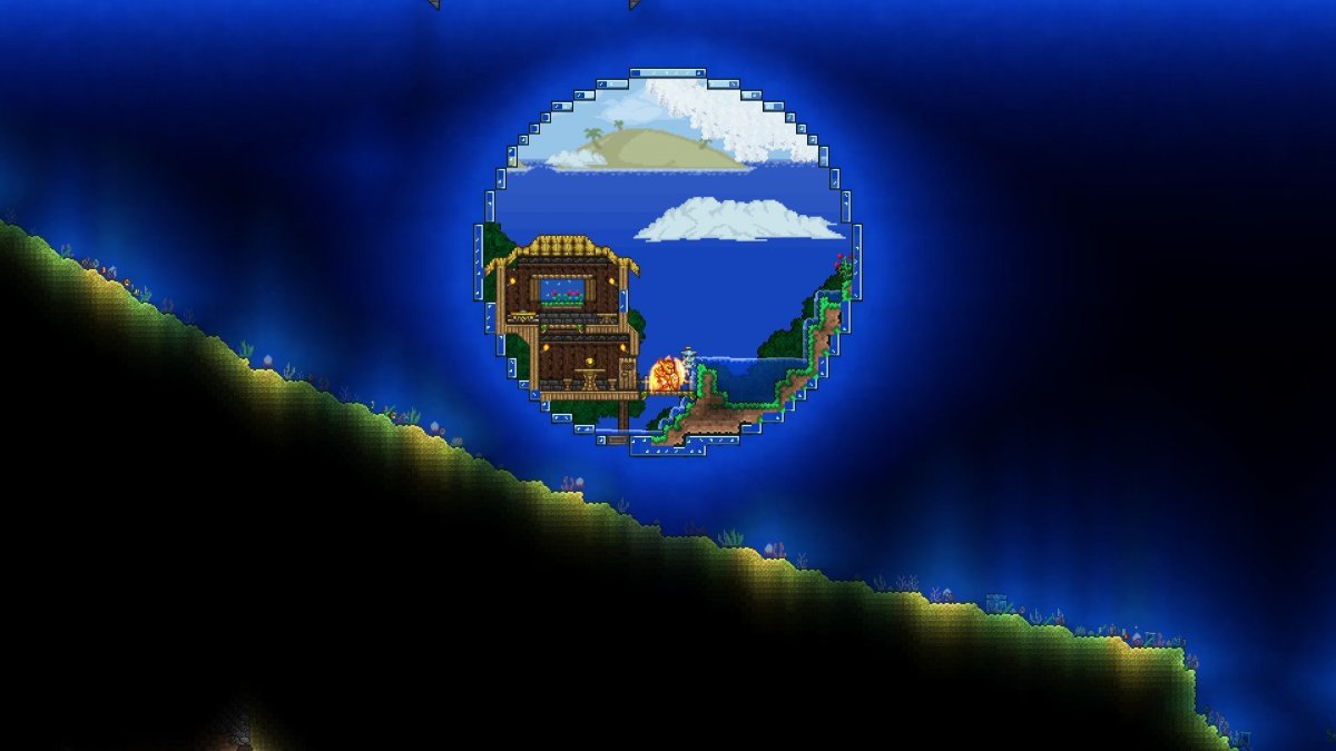 Террария подводная база