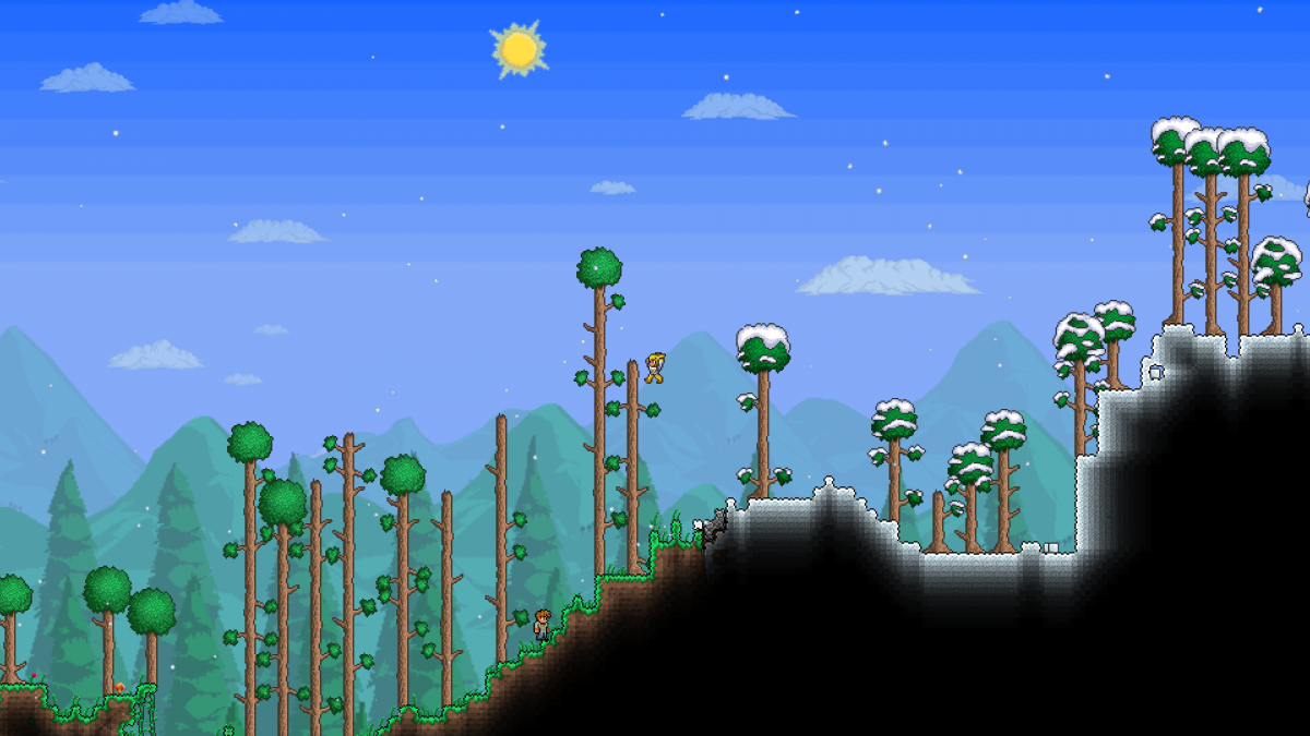 Фон Terraria 160x100pix