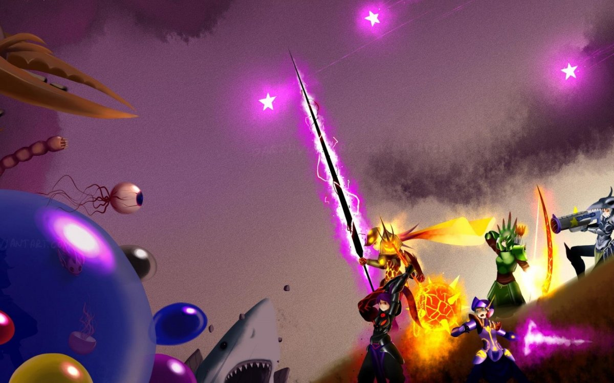 Обои террария