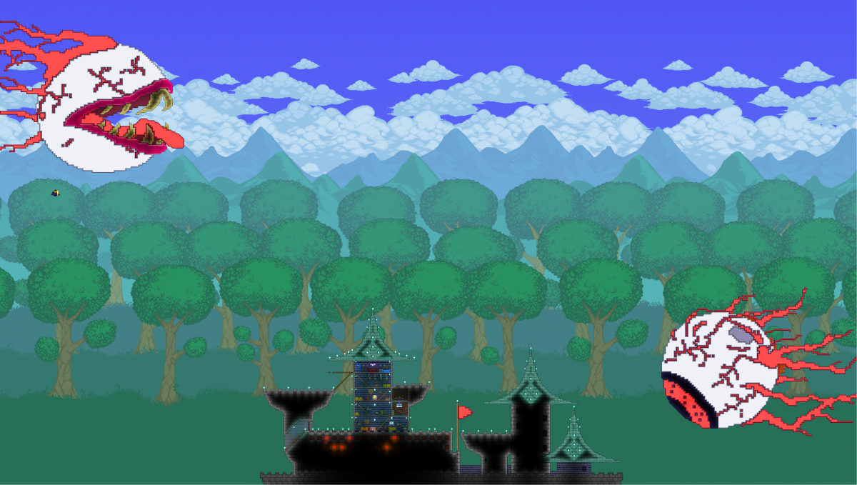 Террария босс Циклоп