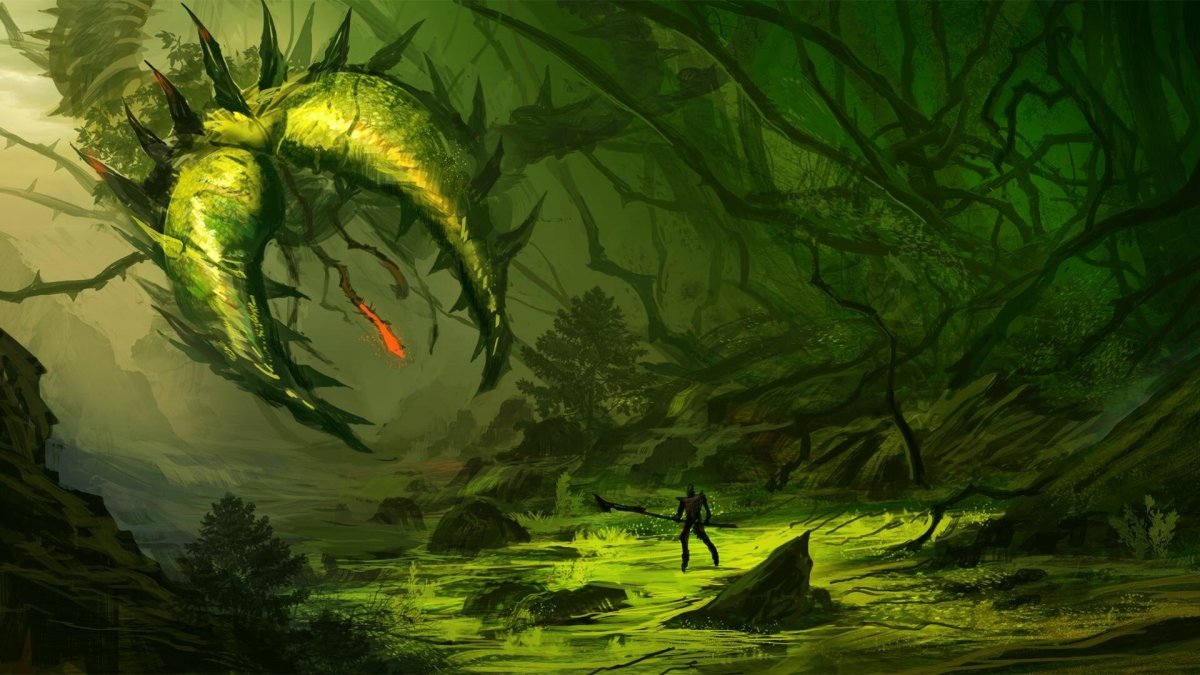 Террария джунгли арт