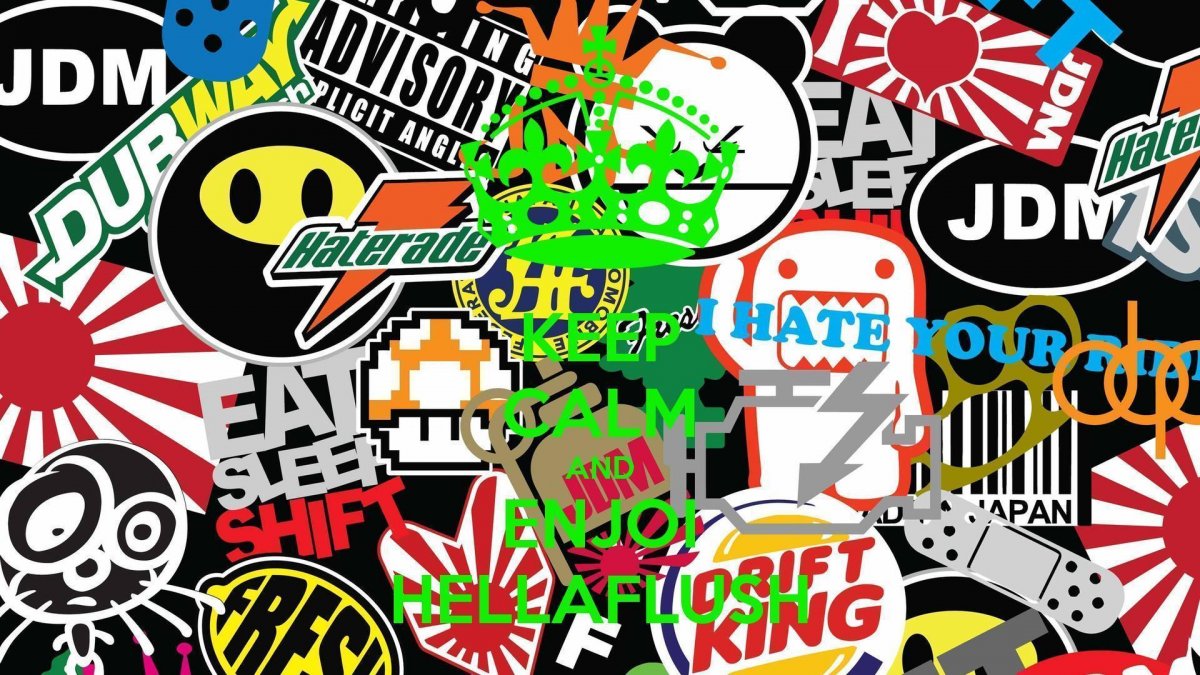 JDM наклейки