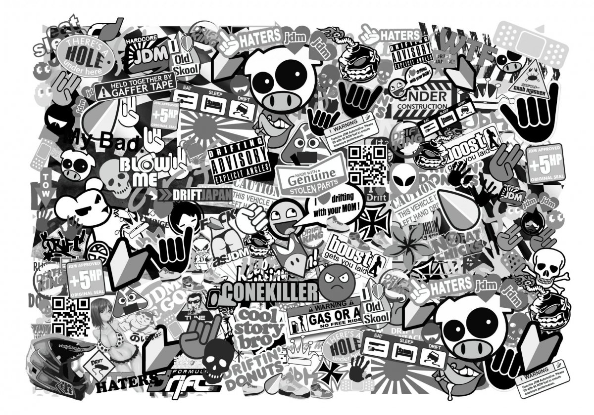 Стикербомбинг дрифт