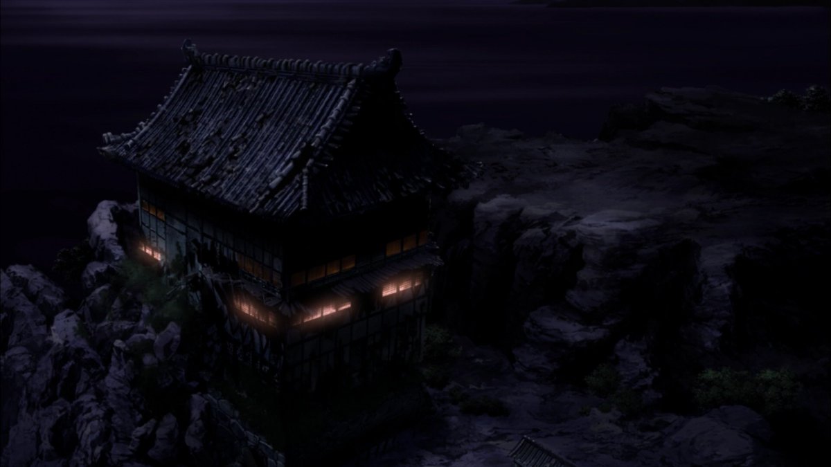 Ночной фон в японском стиле