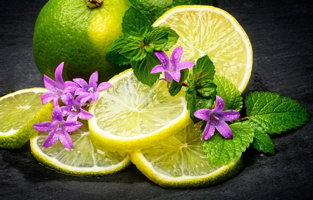 Красивые фоны с лимоными