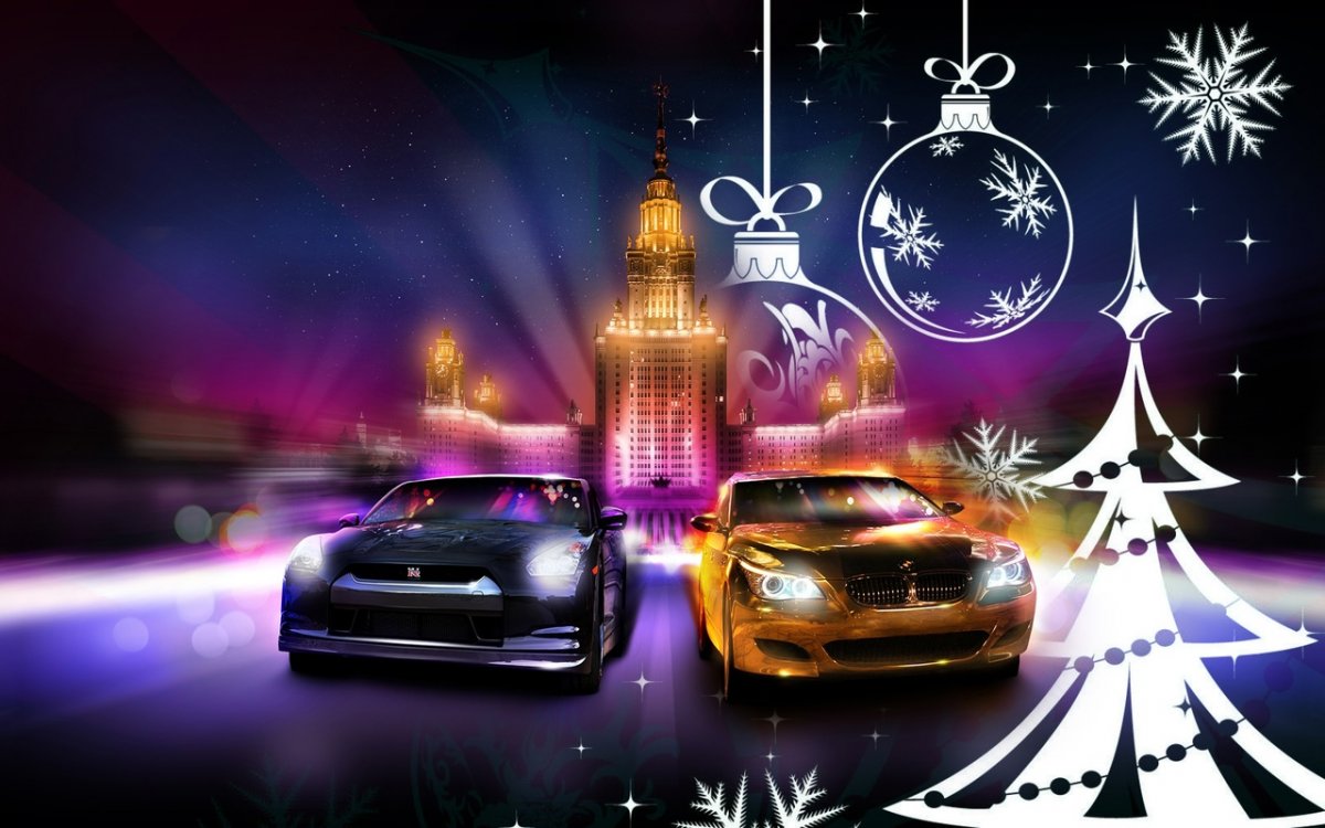 Новогодняя машина