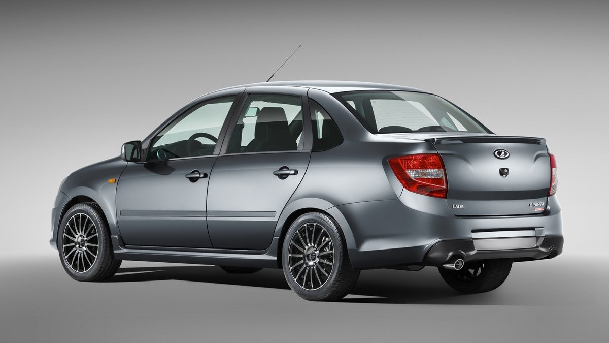 Лада Гранта спорт 2021 черная