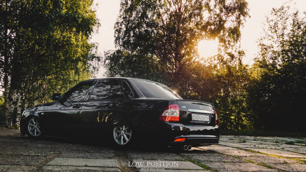 Приора купе черная