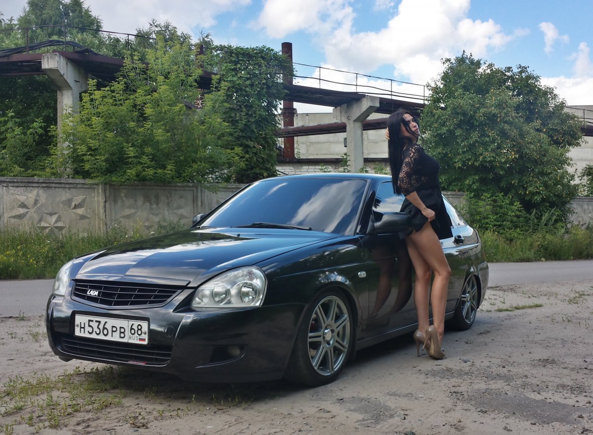 Белая Приора Рестайлинг стенс