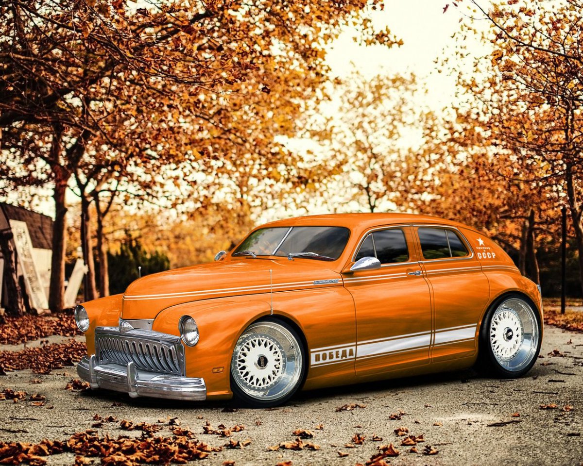 Тюнингованные ретро автомобили