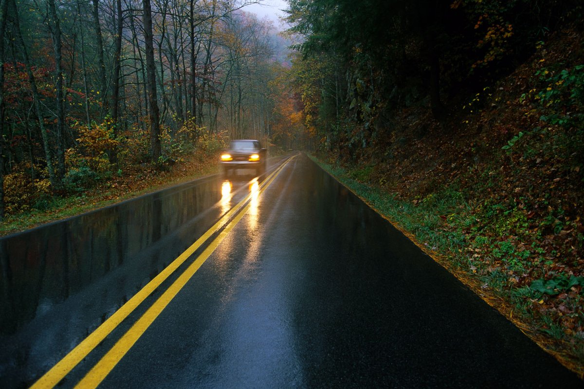 Дорога после дождя