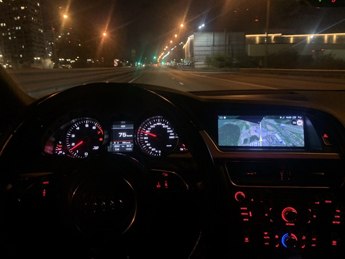 Audi a5 Night Drive