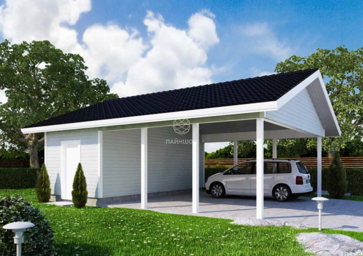 Навес гараж для автомобиля
