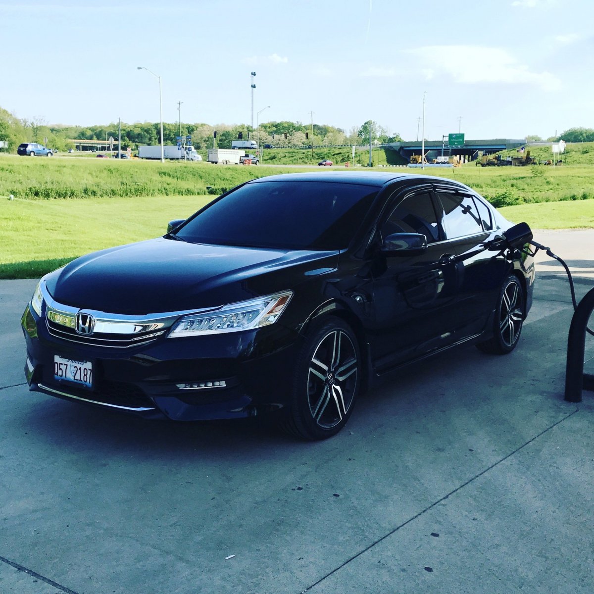 Honda Accord черная