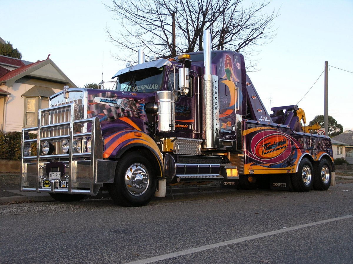 Дальнобойщика Kenworth w900