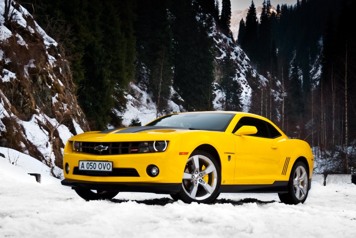 Шевроле Камаро зимой
