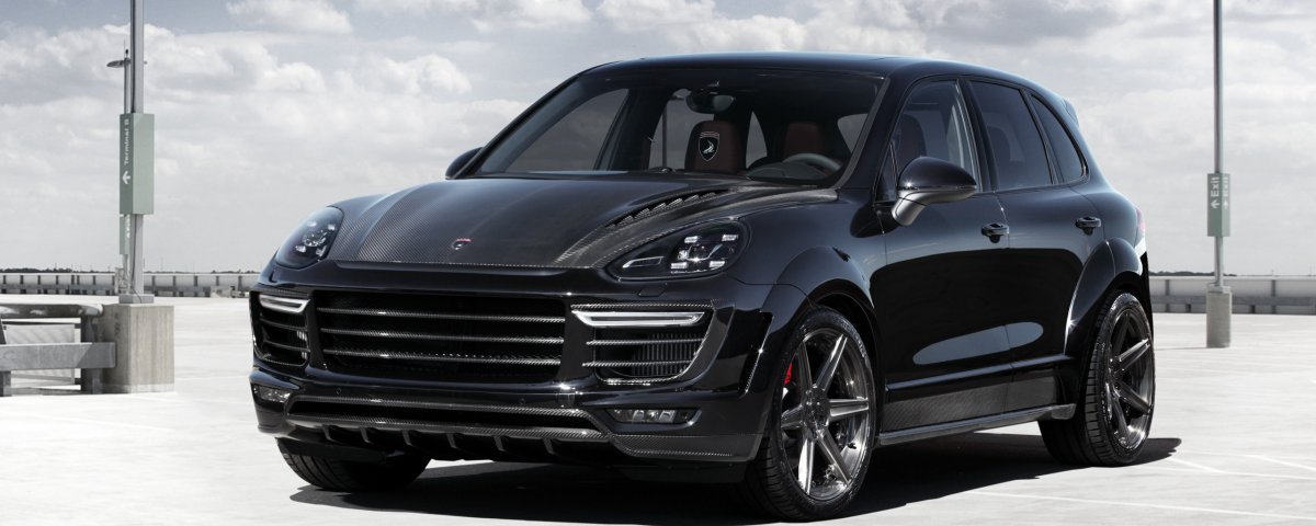 Porsche Cayenne 2020 черный тюнинг