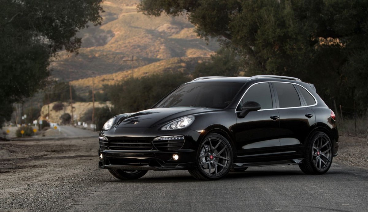 Порше Кайен s чёрный