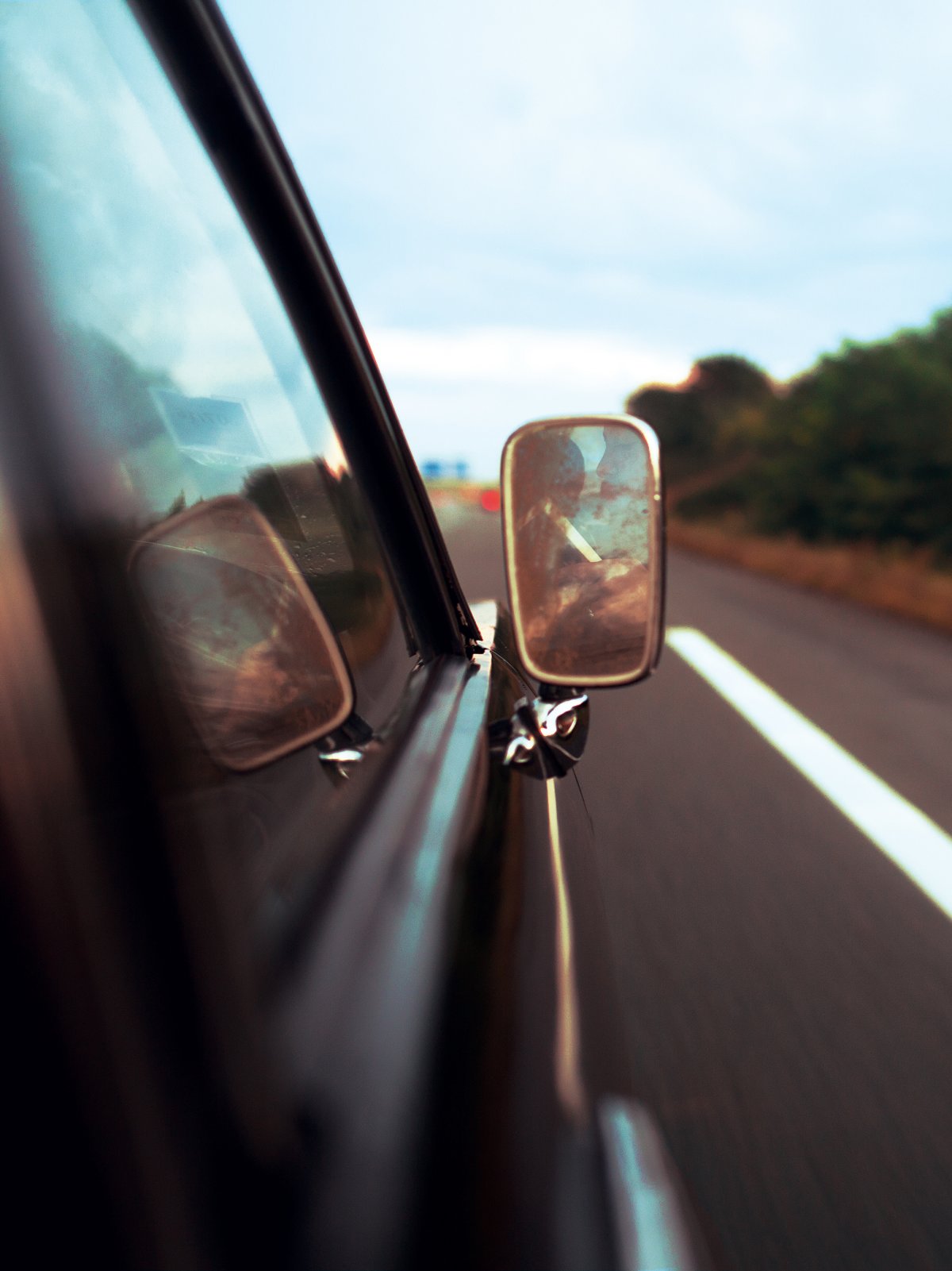 Окно машины