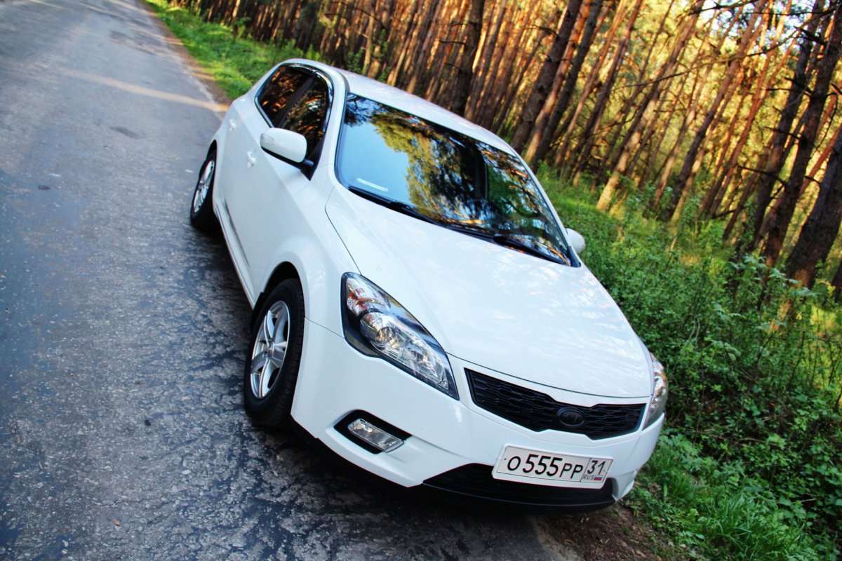 Kia Rio 3 черная крыша