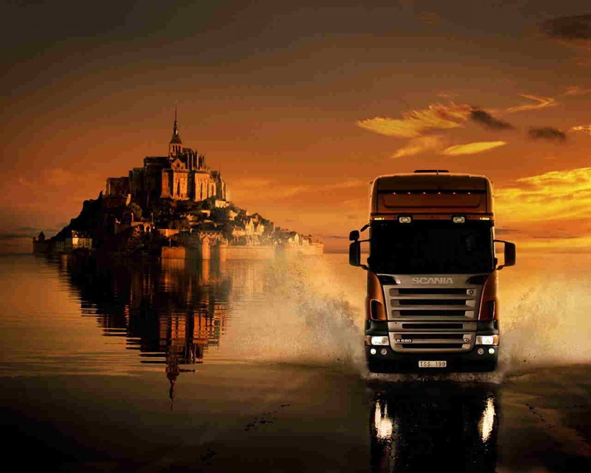 Фотообои Грузовики