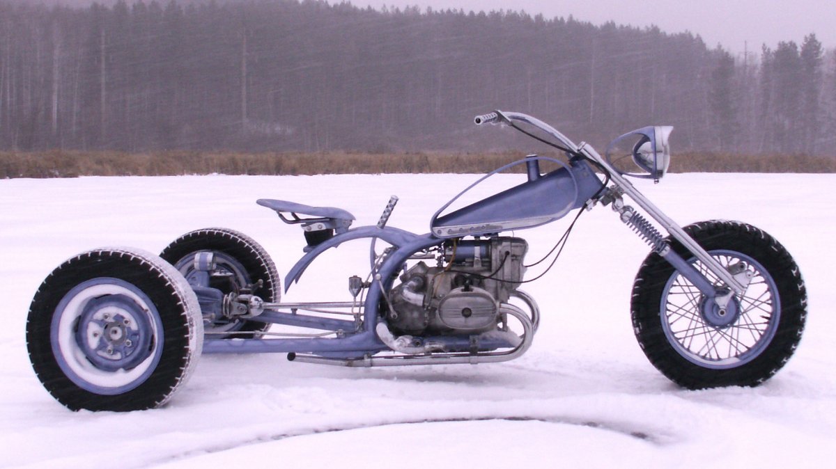 Трайк с двигателем ВАЗ 2106