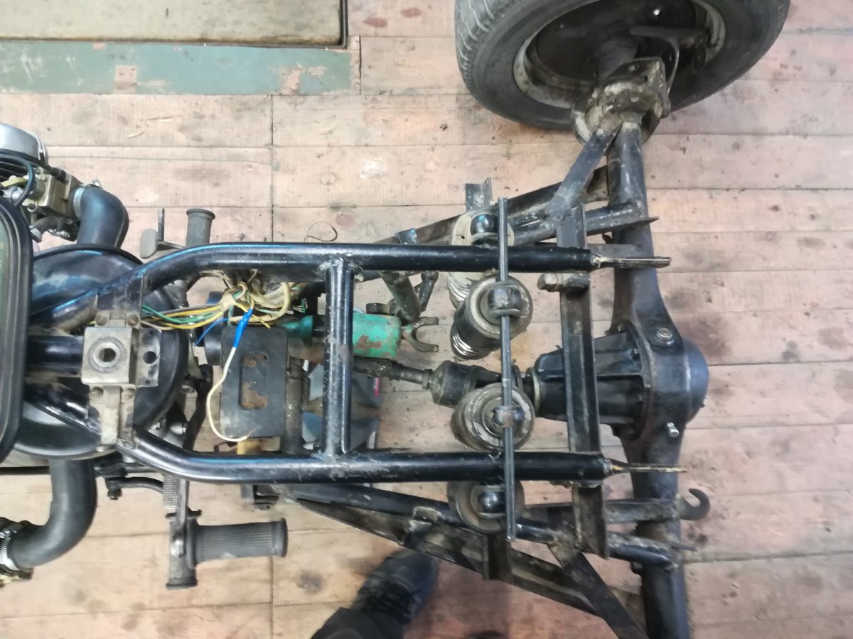 Гидравлические тормоза на трицикл Урал