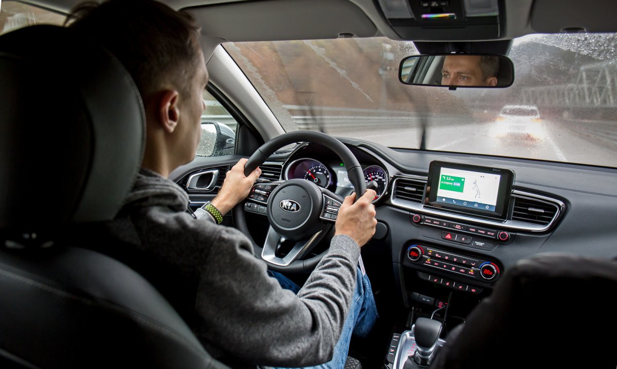 За рулём Kia Ceed