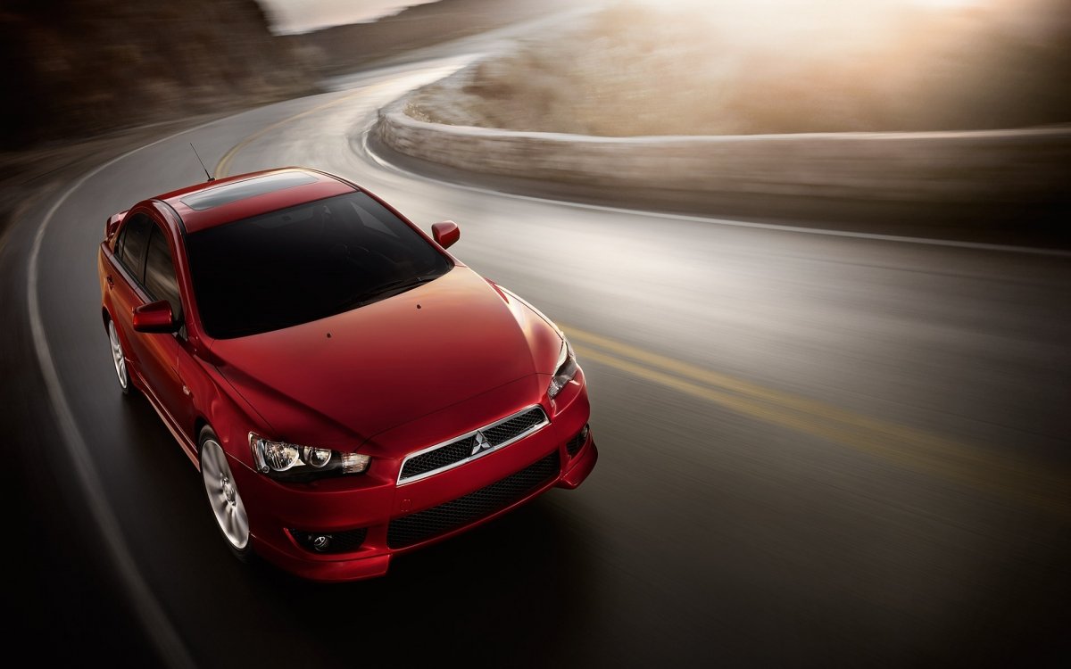 Митсубиси Лансер 10 красный