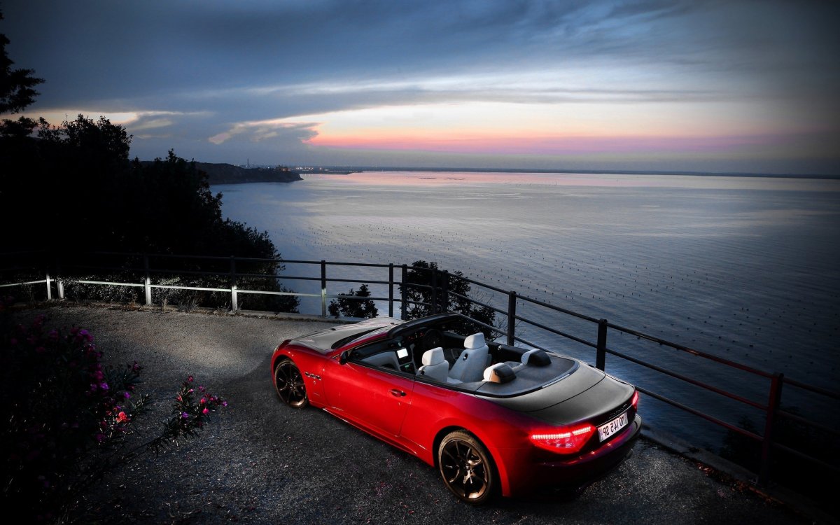 Машина черно белая