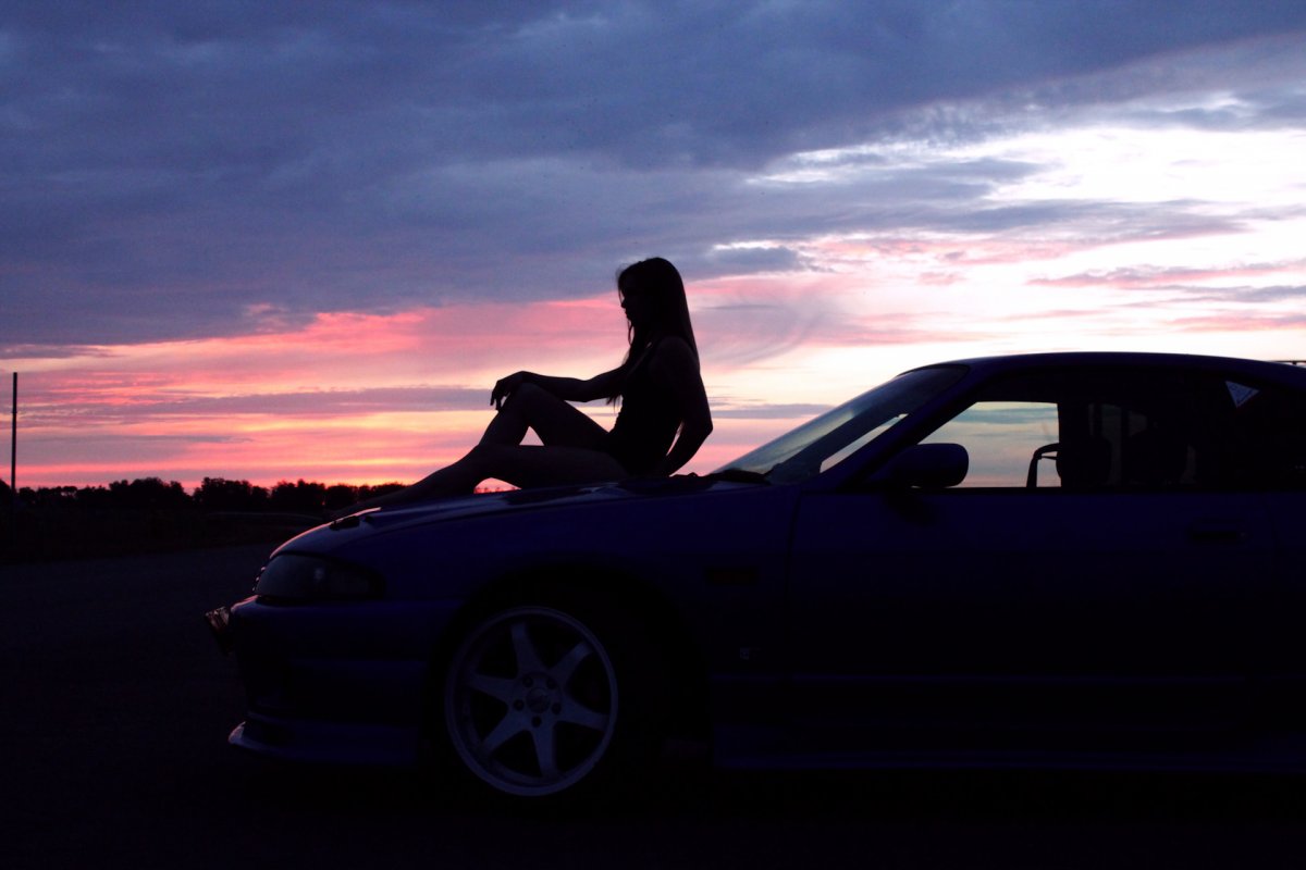 Ночной дрифт в городе