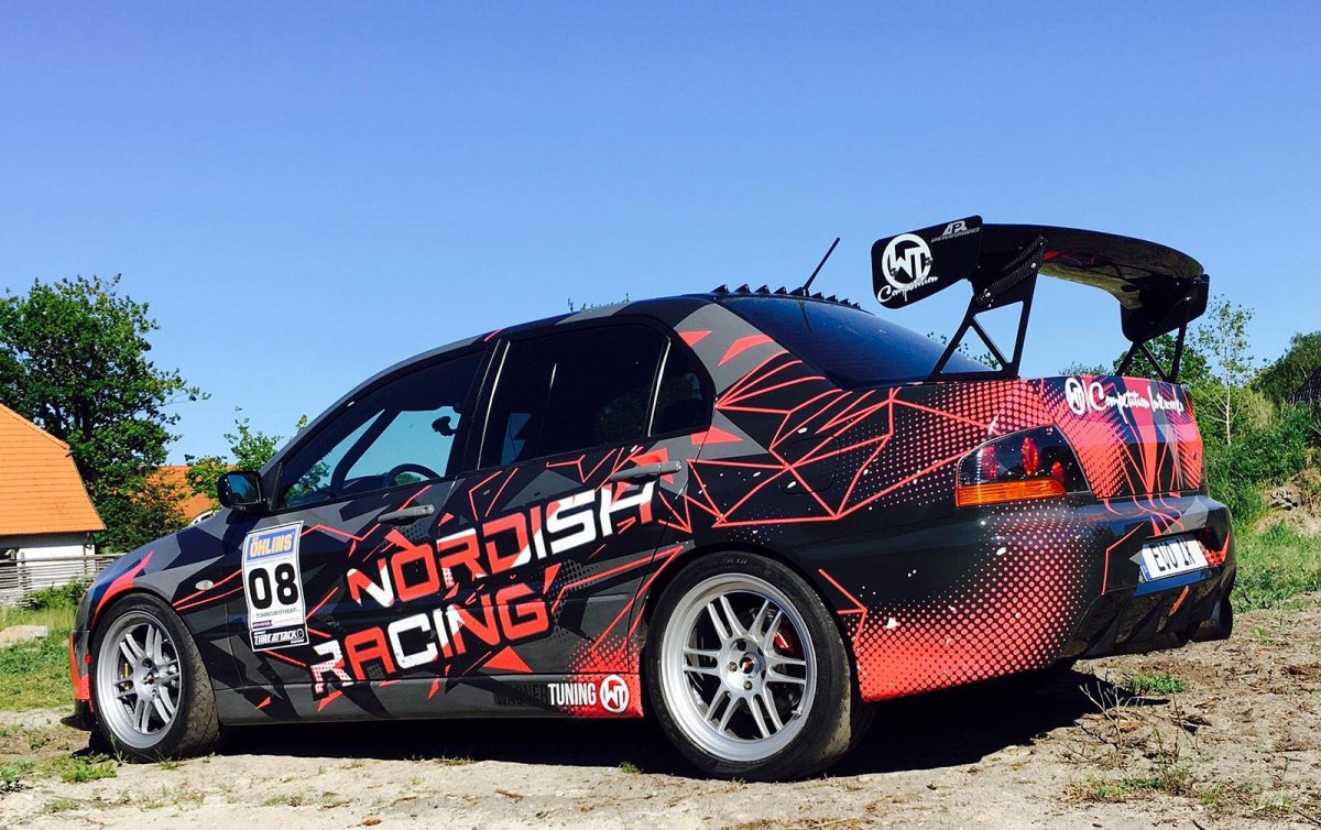 Mitsubishi Lancer EVO 9 Rally винил