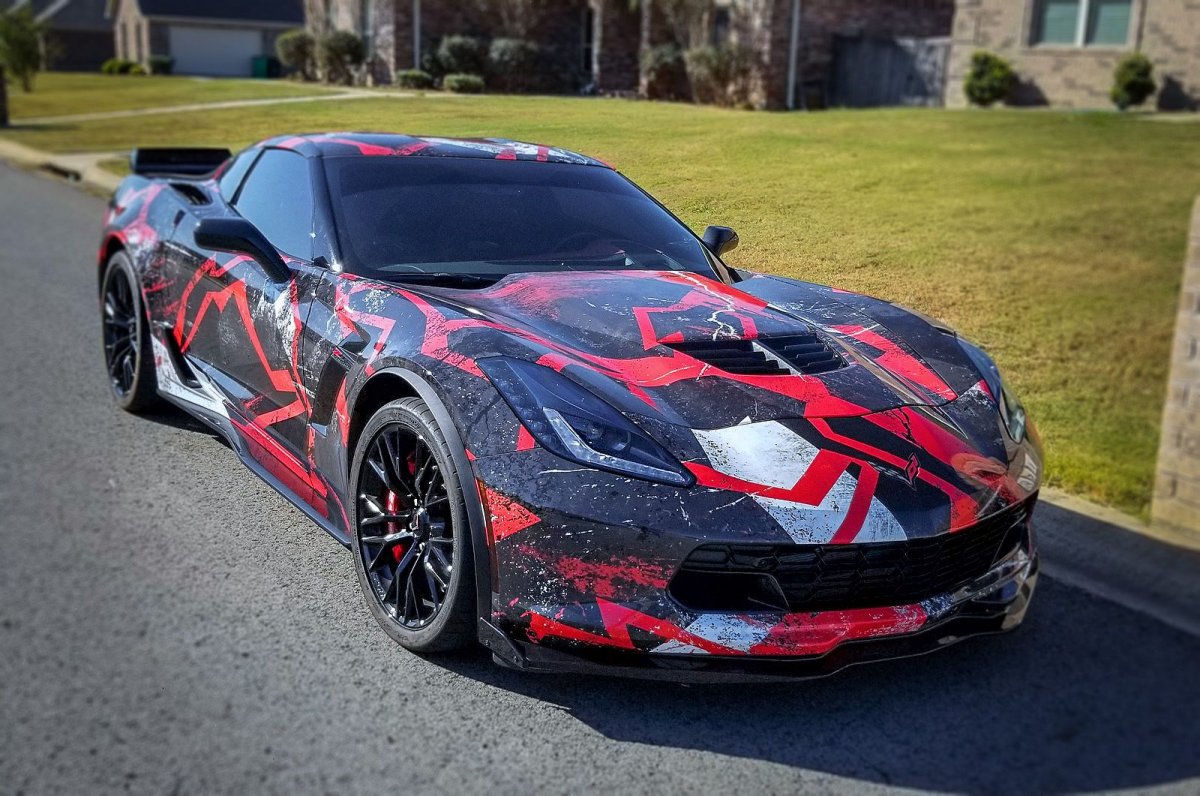 Chevrolet Corvette z06 винил