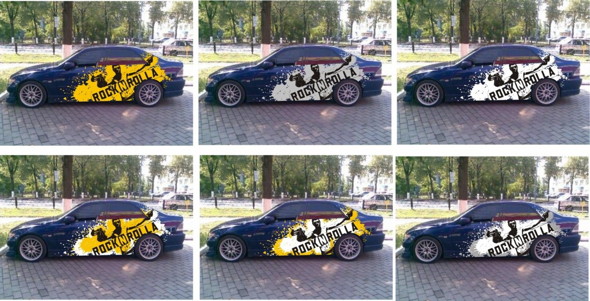 Винил на авто надпись