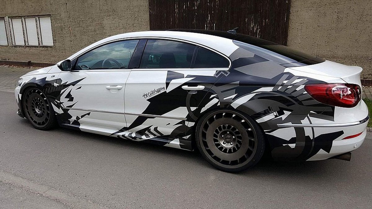 VW Passat cc пленка камуфляж