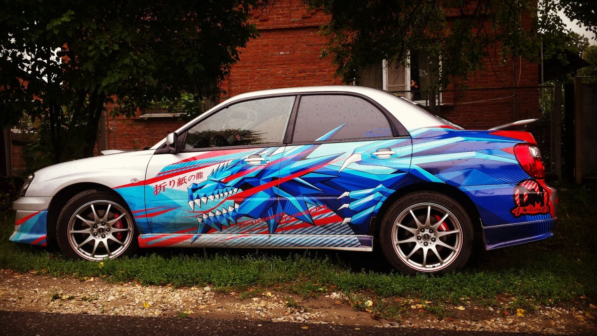 Субару Импреза WRX винил