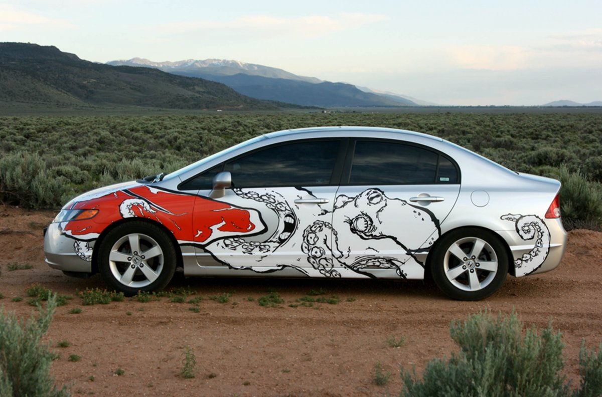 Винил на борт автомобиля