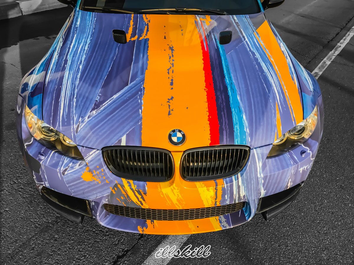 BMW Vinyl обклеенная