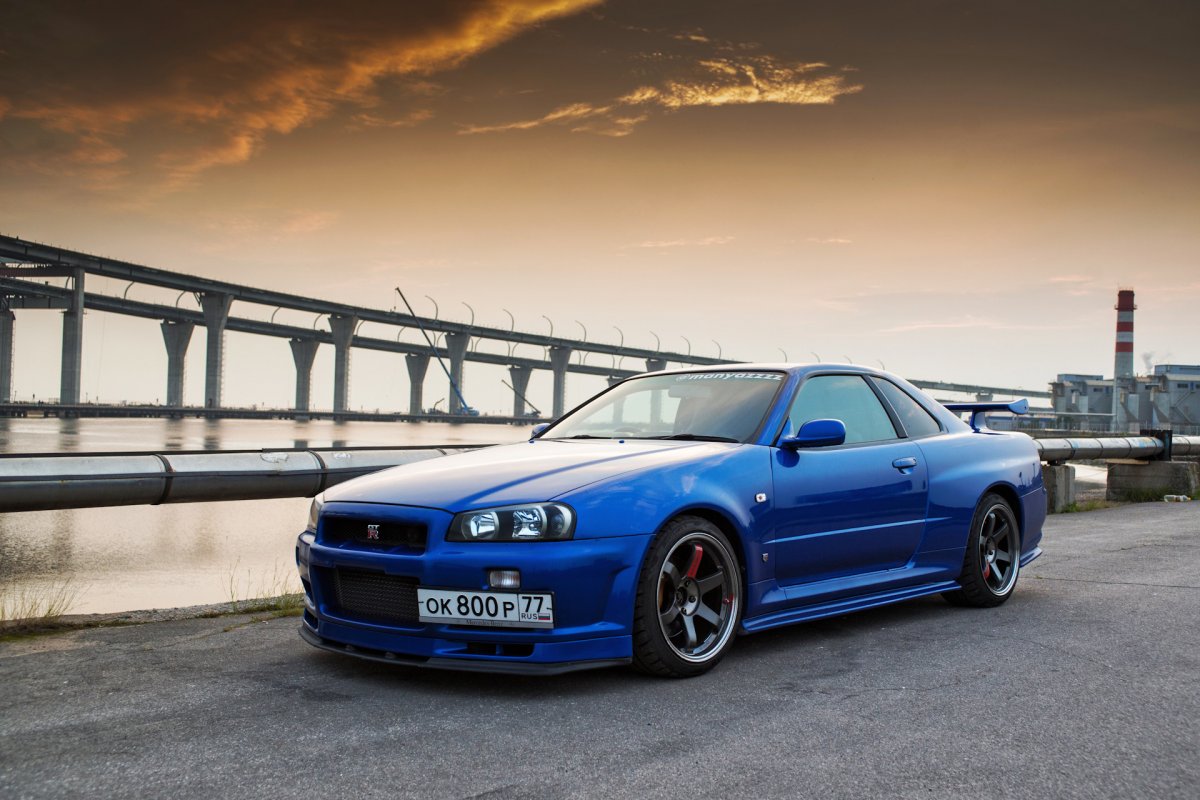 Nissan Skyline GTR r34 4k