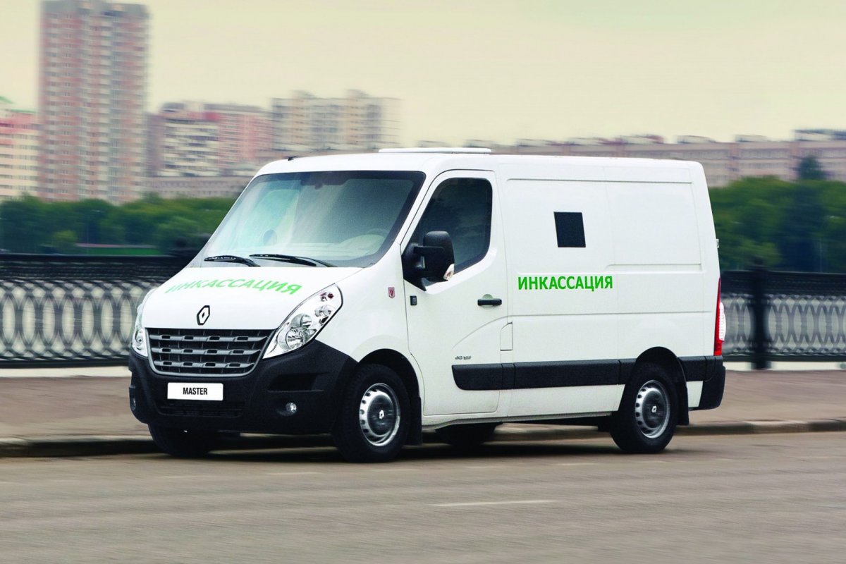 Микроавтобус Технопарк инкассация (SL-1106-E) 1:43