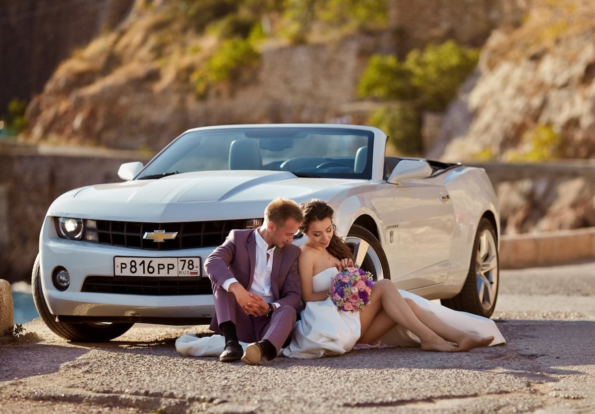 Шевроле Камаро свадьба