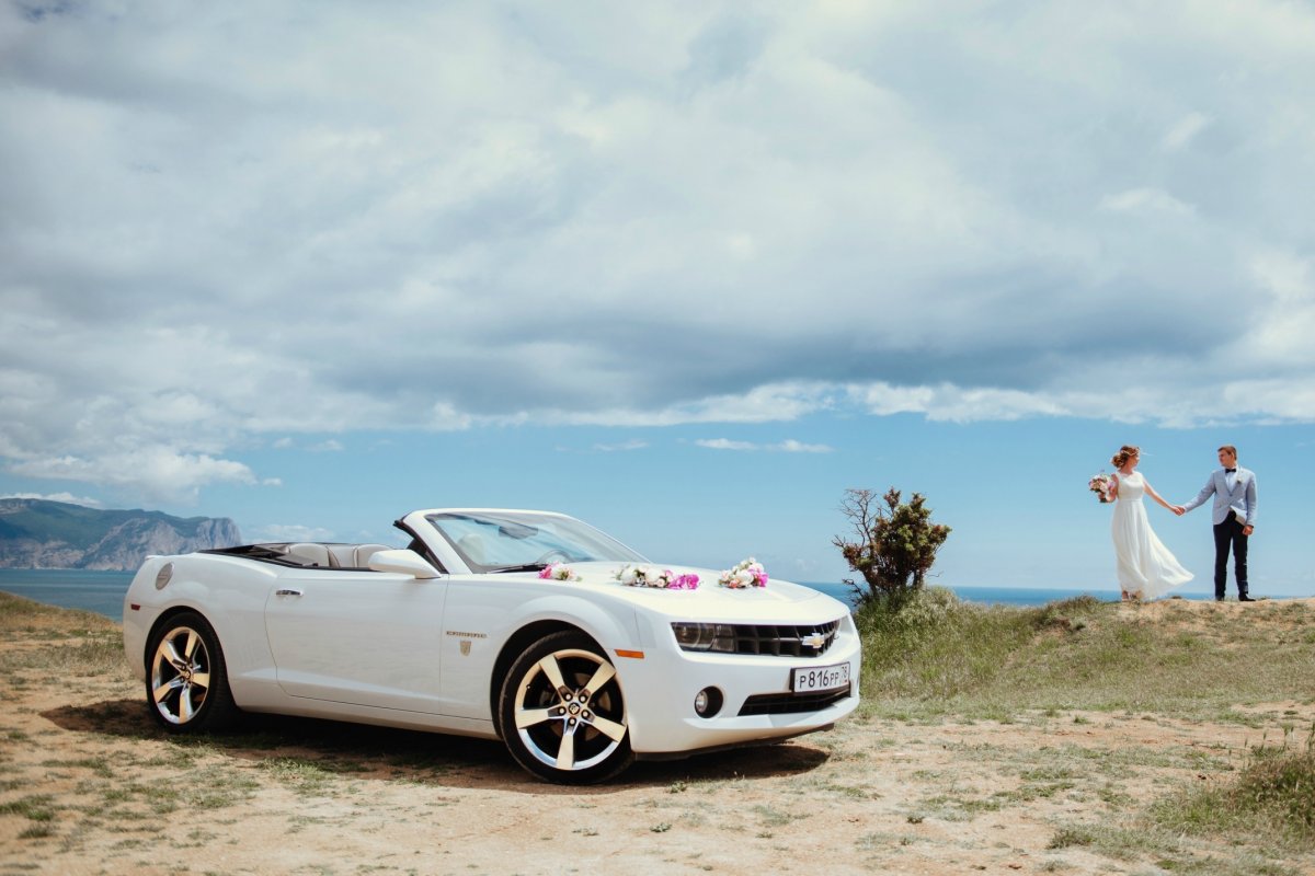 Камаро кабриолет на свадьбу