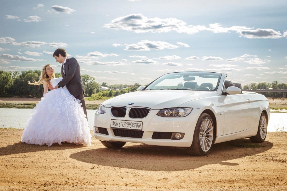 БМВ кабриолет на свадьбу