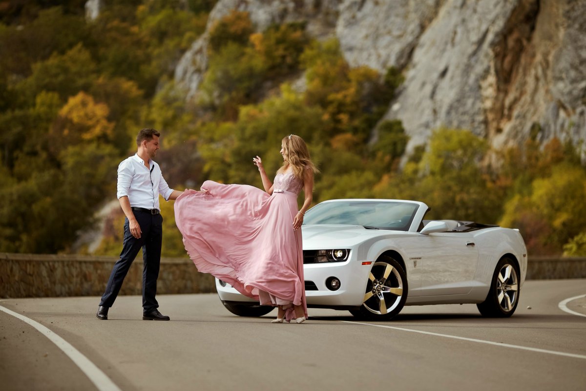 Фотосессия в кабриолете