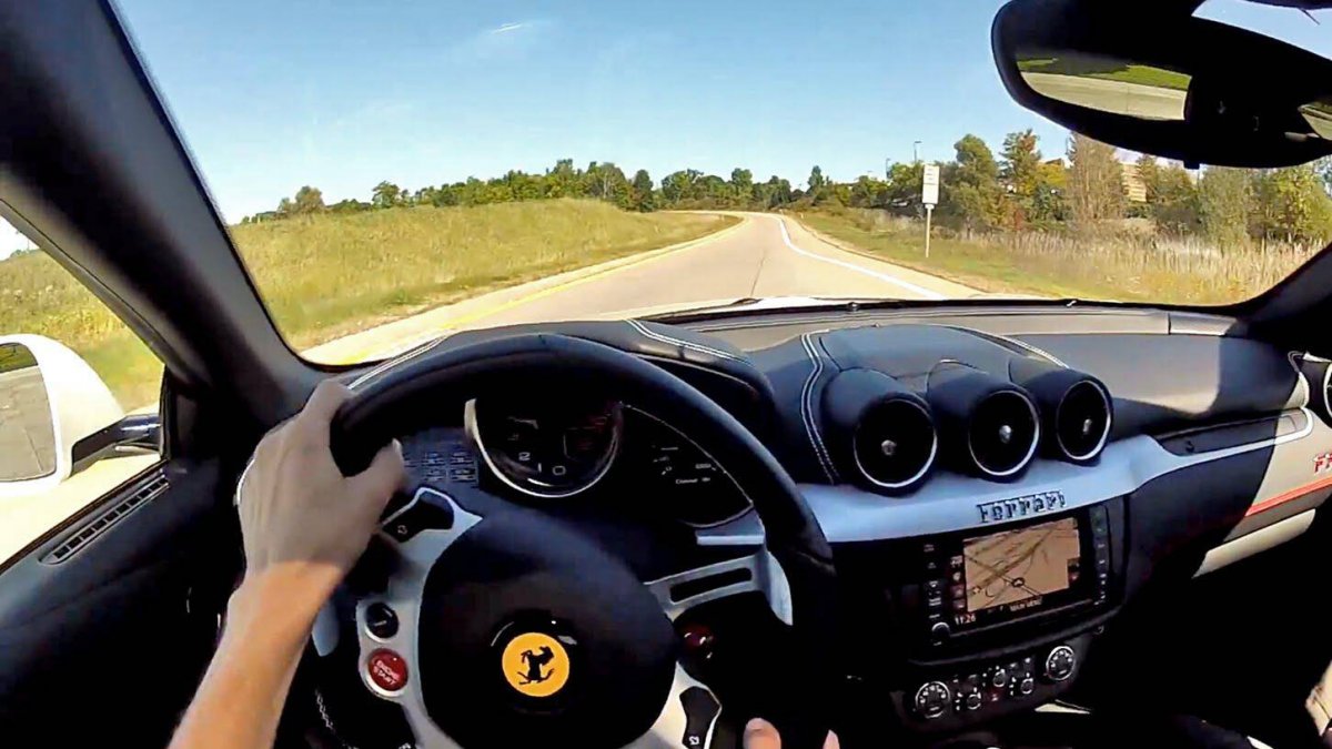 Феррари от первого лица