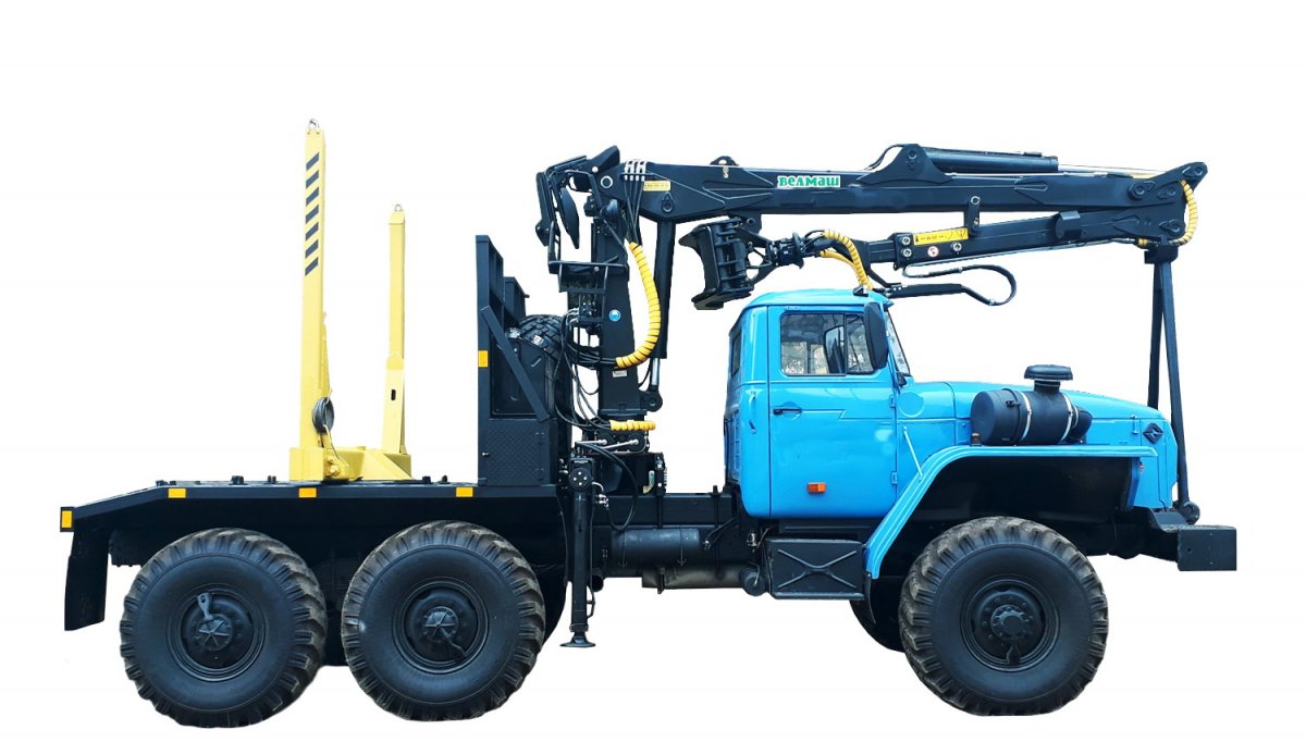 Урал 4320 лесовоз с манипулятором