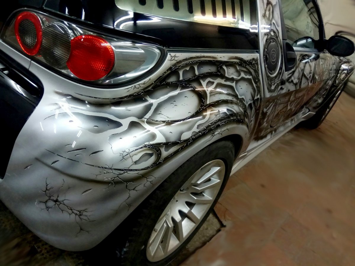 Смарт родстер аэрография