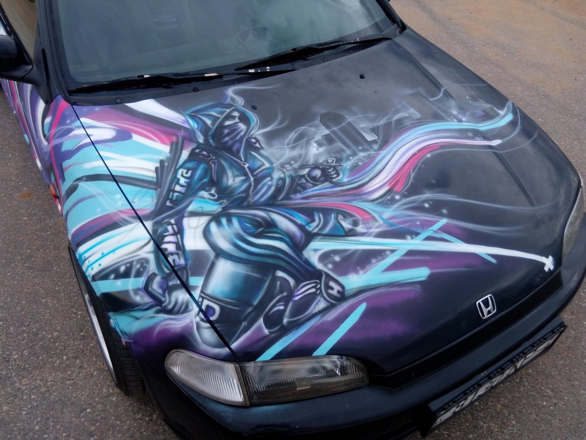 Аэрография на тачках