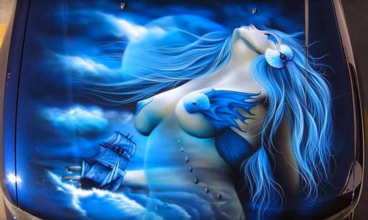 Майк Лаваль аэрография